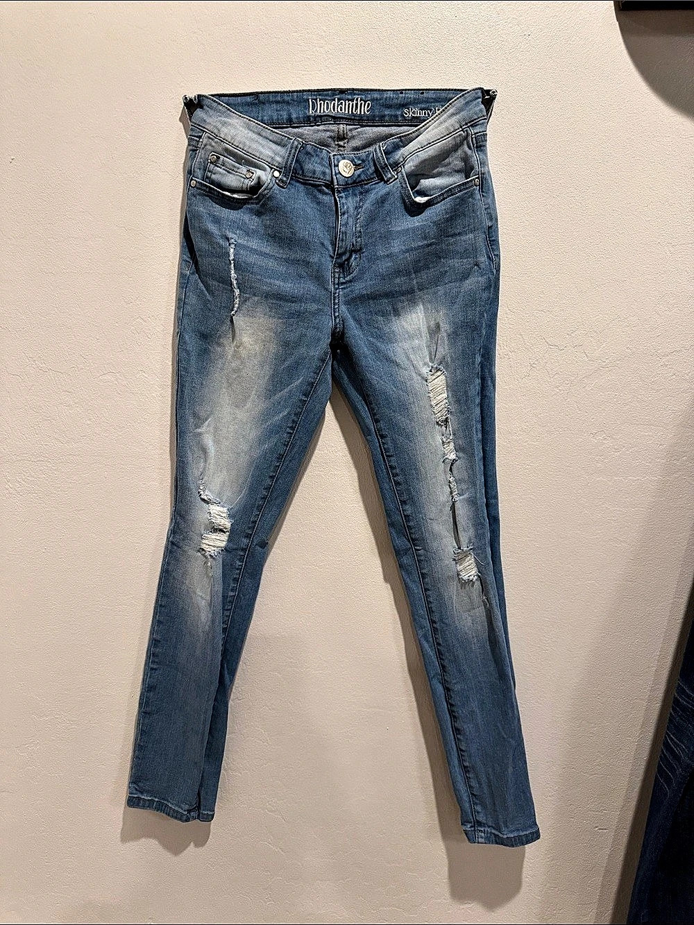 Indah Jeans Skinny Blue Skinny Jeans in Blue